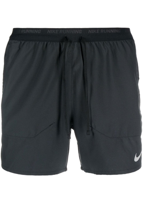 Nike Swoosh-print running shorts - Black
