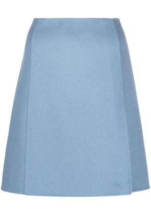 P.A.R.O.S.H. high-waist wool skirt - Blue