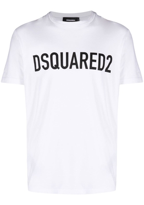 DSQUARED2 logo-print crew-neck T-shirt - White