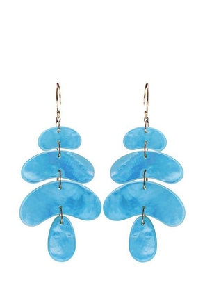Ten Thousand Things 18kt yellow gold Totem turquoise earrings