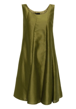 JNBY pleat-detailing cotton-blend dress - Green