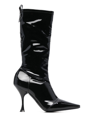 3juin Berry Cris leather boots - Black