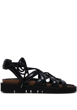 A.P.C. x NRL Iliade leather sandals - Black