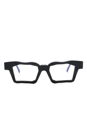 Kuboraum G1 geometric-frame glasses - Black