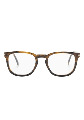 Eyewear by David Beckham DB 7022 square-frame glasses - Brown