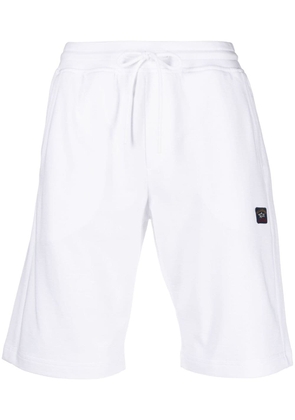 Paul & Shark above-knee cotton shorts - White