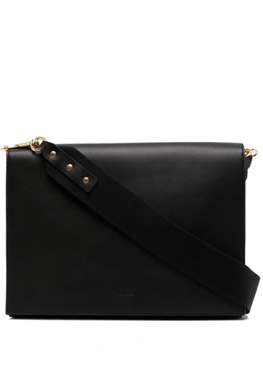 Yu Mei debossed-logo laptop bag - Black