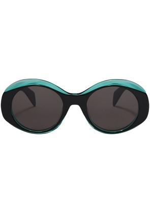 Palm Angels Eyewear Doyle two-tone sunglasses - Green