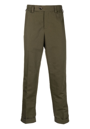 PT Torino cropped tapered trousers - Green