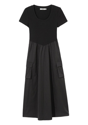 b+ab short-sleeve cargo dress - Black