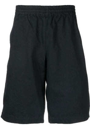 Undercoverism knee-length cotton Bermuda shorts - Black