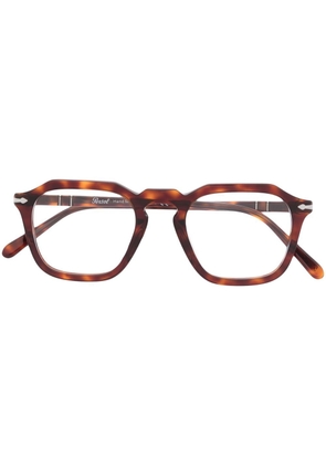 Persol tortoiseshell square-frame eyeglasses - Brown
