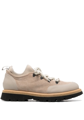 Eleventy suede and rubber sneakers - Neutrals