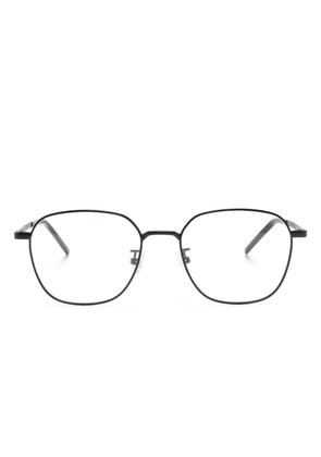 Saint Laurent Eyewear matte-effect square-frame glasses - Black