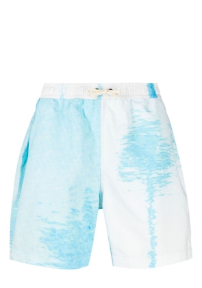 BLUE SKY INN abstract-print swim shorts