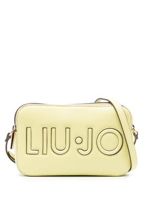LIU JO embossed-logo cross body bag - Yellow