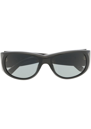 Marni Eyewear wide-arm oval sunglasses - Black
