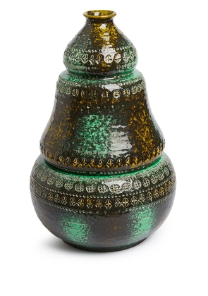 Bitossi Home two-piece vase - Green