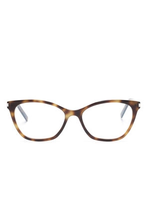 Saint Laurent Eyewear SL 282 Slim cat-eye frame glasses - Brown