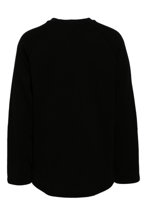 By Walid crew-neck cotton jumper - Black