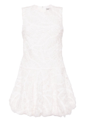 Simkhai Vallan ruffle-detail minidress - White