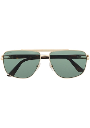 Cartier Eyewear wayfarer-frame sunglasses - Gold