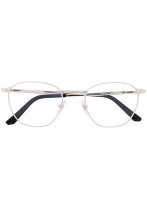Cartier Eyewear logo square glasses - Silver