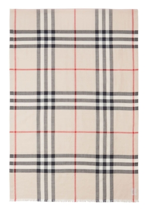 Burberry Vintage Check wool-blend scarf - Neutrals
