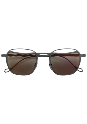 Kuboraum square frame sunglasses - Black