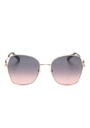 Marc Jacobs Eyewear geometric-frame gradient sunglasses - Brown