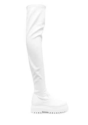 Le Silla Ranger thigh-high boot - White