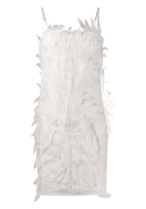 Dolci Follie textured pin tuck dress - White