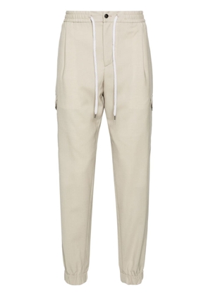 PT Torino lightweight virgin-wool cargo trousers - Neutrals