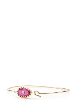 Pascale Monvoisin 9kt yellow gold Orso ruby and diamond bracelet