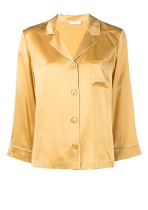 ERES silk pajama top - Yellow