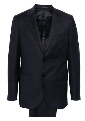 Boggi Milano single-breasted wool suit - Blue