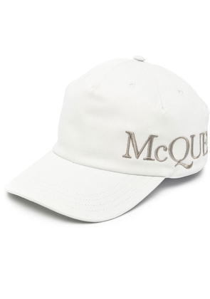 Alexander McQueen embroidered-logo baseball cap - Green
