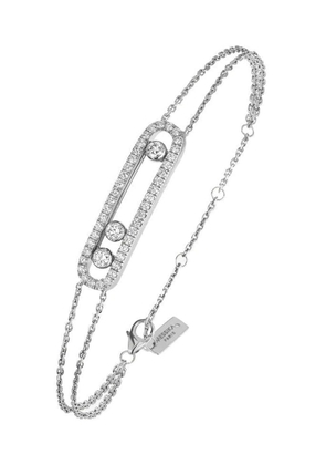 Messika 18kt white gold Move Classic diamond bracelet - Silver