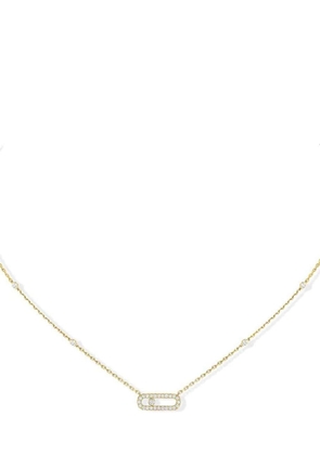 Messika 18kt yellow gold Move Uno diamond necklace