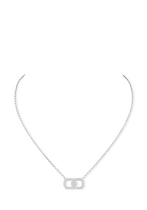 Messika 18kt white gold So Move diamond necklace - Silver