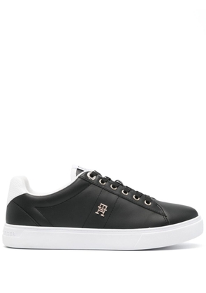 Tommy Hilfiger Elevated leather sneakers - Black