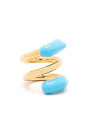 Sunnei colour-block wrap ring - Gold