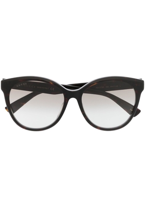 Gucci Eyewear round-frame sunglasses - Brown