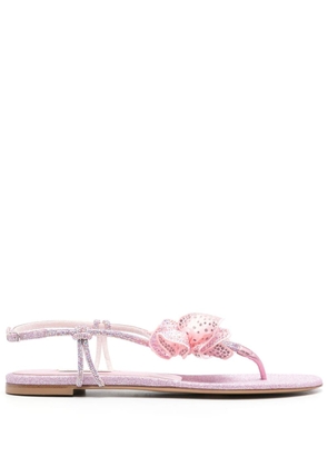 Casadei Ochidea flat sandals - Pink