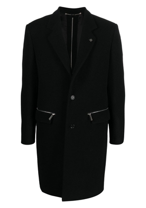 John Richmond wool single-breasted coat - Black