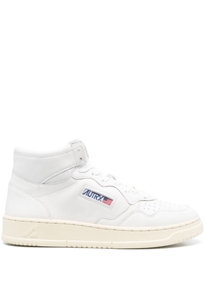 Autry Medalist Mid high-top leather sneakers - White