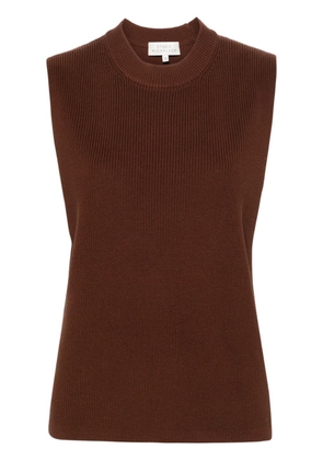 Studio Nicholson Sumire cotton vest - Brown