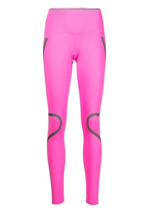 adidas by Stella McCartney logo-print performace leggings - Pink