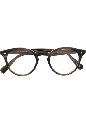 Oliver Peoples Romare tortoiseshell-effect glasses - Brown