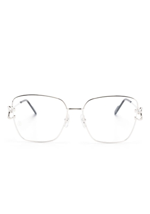 Cartier Eyewear square-frame glasses - Silver